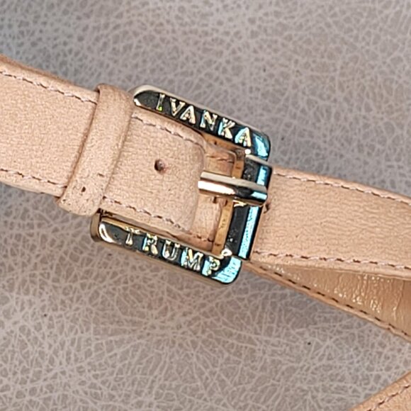 Ivanka Trump Nude Soft Leather Cutout Strappy Heels – 11M (runs large) - Picture 8 of 10